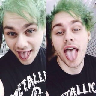 green-haired michael