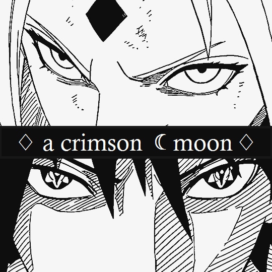♢ a crimson ☾ moon ♢