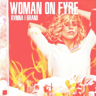 Kvinna i Brand