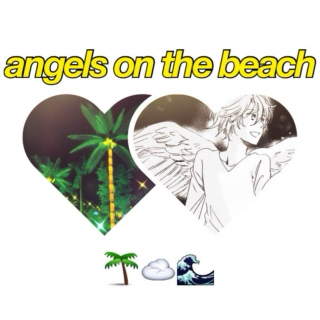 angels on the beach