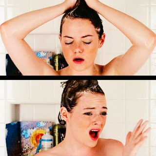 singing in the shower