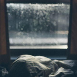rainy nights in bed
