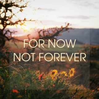 for now not forever