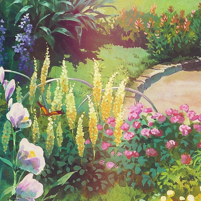 jardin de fleurs