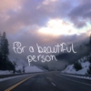 for a beautiful person
