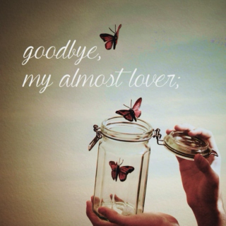 goodbye, my almost lover;