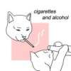 cigarettes and alcohol