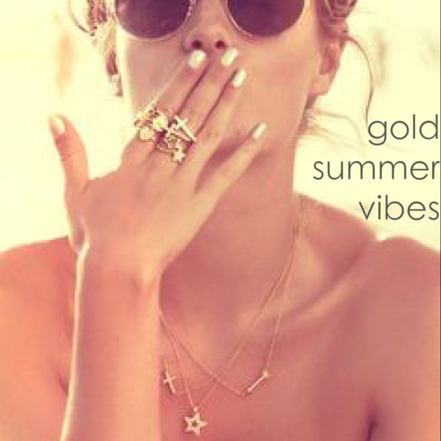 gold summer vibes