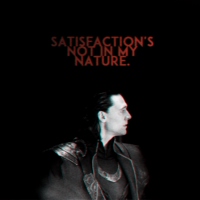 Satisfaction is not in my nature. A Loki fanmix.