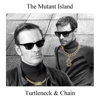 turtleneck & chain