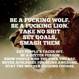 Be a F-cking Wolf