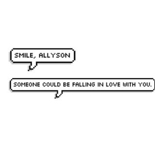 Smile, Allyson.