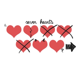 seven hearts (a chronological mix to men I've romanticized)