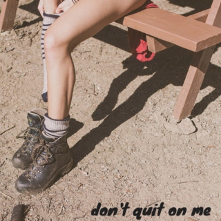 don't quit on me 
