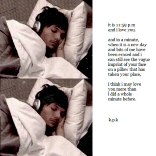 ☻ sleeping with louis ☻