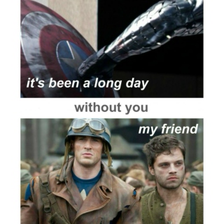 it's been a long day without you, my friend (a steve/bucky fanmix)