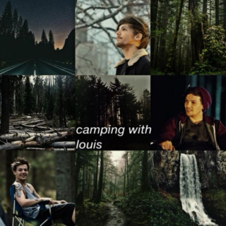 camping with louis