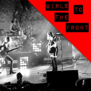 girls to the front