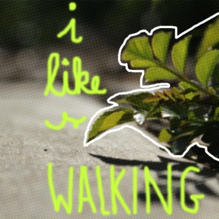 i like walking.