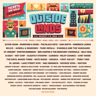 Outside Lands 2015 · Where I'll Be At