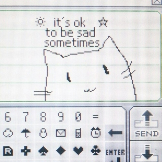it's ok to be sad sometimes ☹