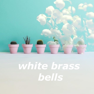 white brass bells
