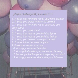 playlist challenge #2