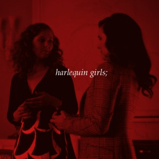 harlequin girls;