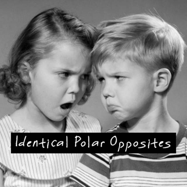 Identical Polar Opposites