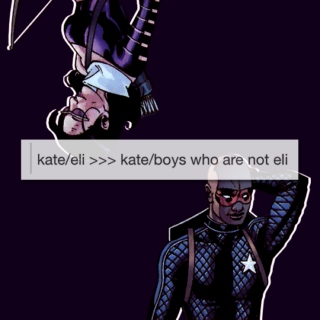 kate/eli >>> kate/boys who are not eli