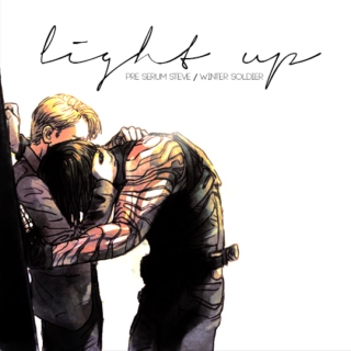 ▶ light up 