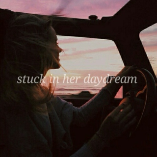 stuck in her daydream