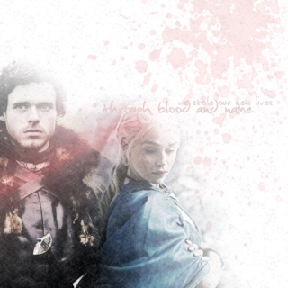( robb / dany ) we stole our new lives through blood and name.