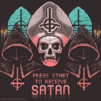 Press Start to Receive Satan