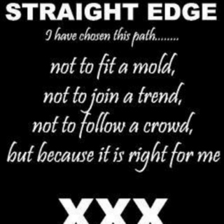 Straight fucking Edge