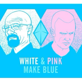 White & Pink Make Blue...