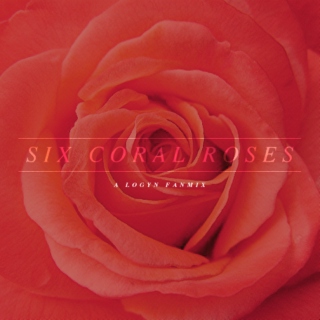 SIX CORAL ROSES