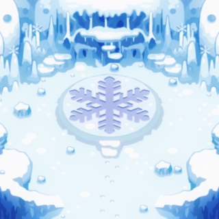 pixelated snowfall