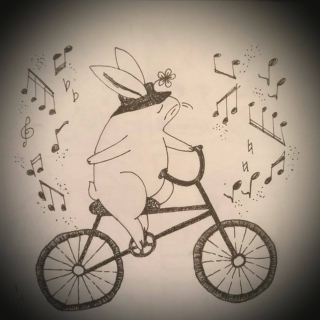 The Bunny Decides It's Bicycle Weather