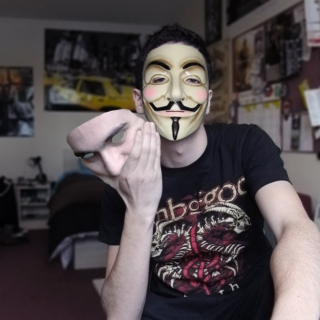 Put that fuckikng mask back on and stop crying you whiney shitpig