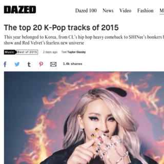 DAZED | The top 20 K-POP tracks of 2015