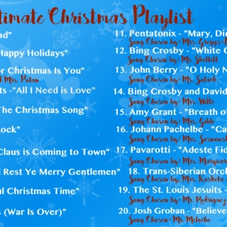 Mercy Staff's Christmas Playlist