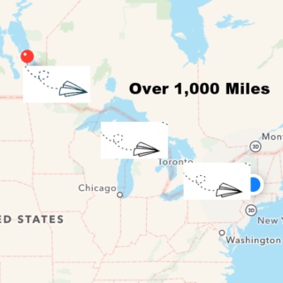 Over 1,000 Miles
