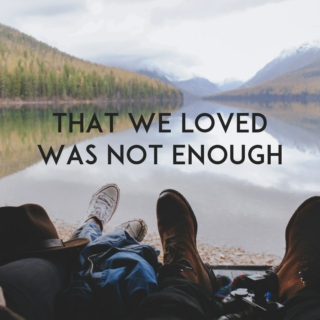 that we loved was not enough