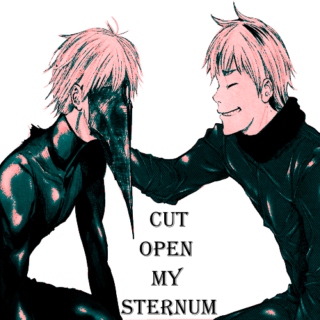cut open my sternum // HideKane