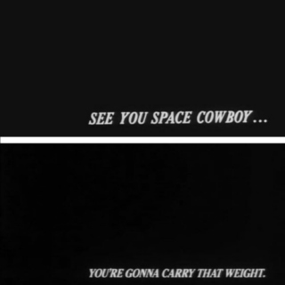 see you space cowboy.