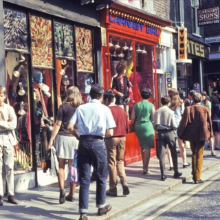 Carnaby Street, circa 1967.