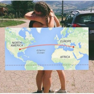 long distance friendship // 6295 miles