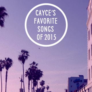 FAVORITE SONGS OF 2015