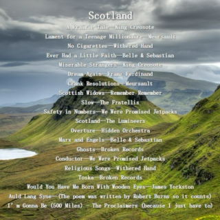 Scotland: A Playlist